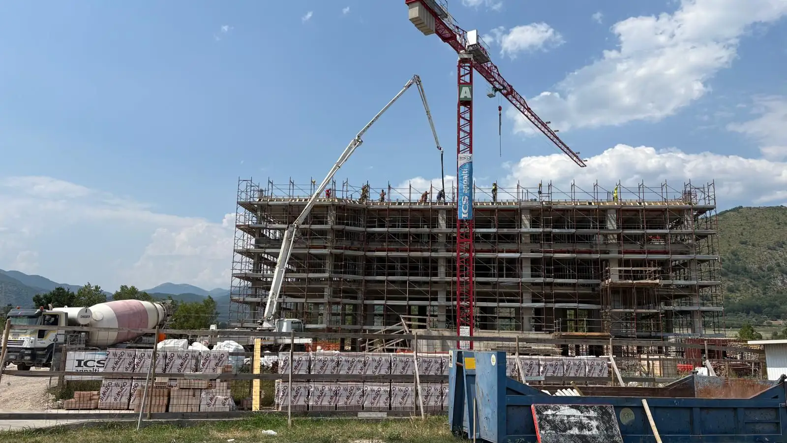 Cantiere Sora messa in sicurezza rischio sismico